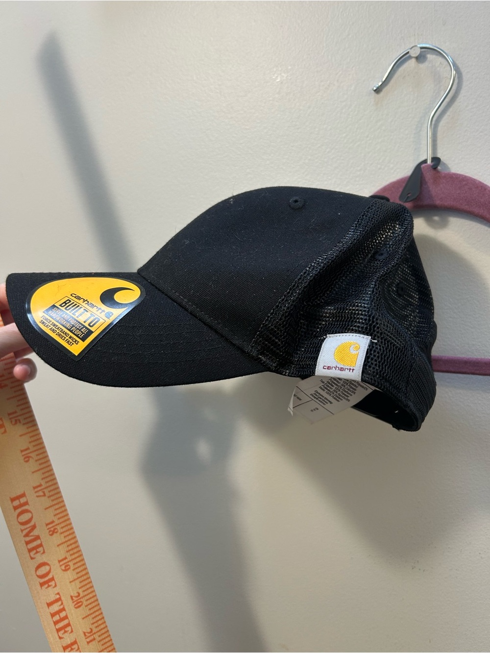Carhartt Black Mesh Trucker Cap with Snapback